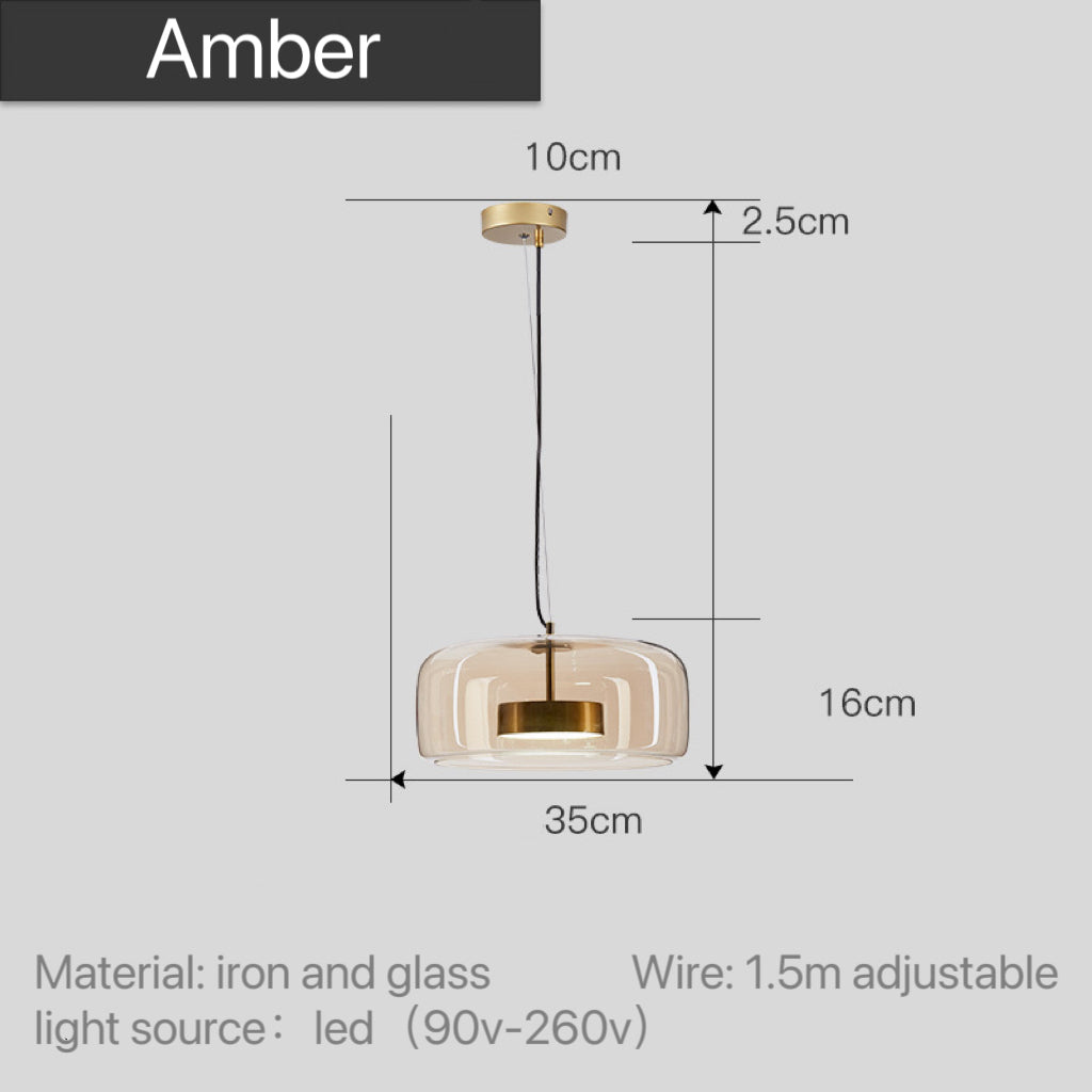 Moderne pendellamper i glas