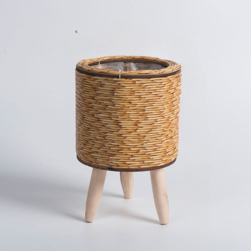 WeaveStand | blomsterkrukke i rattan