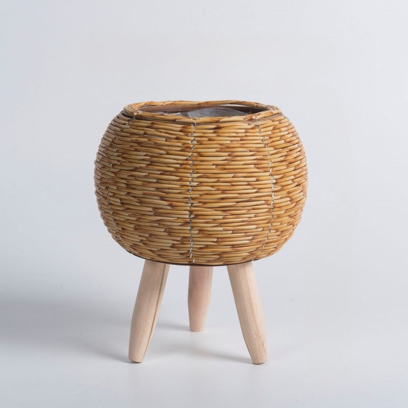 WeaveStand | blomsterkrukke i rattan