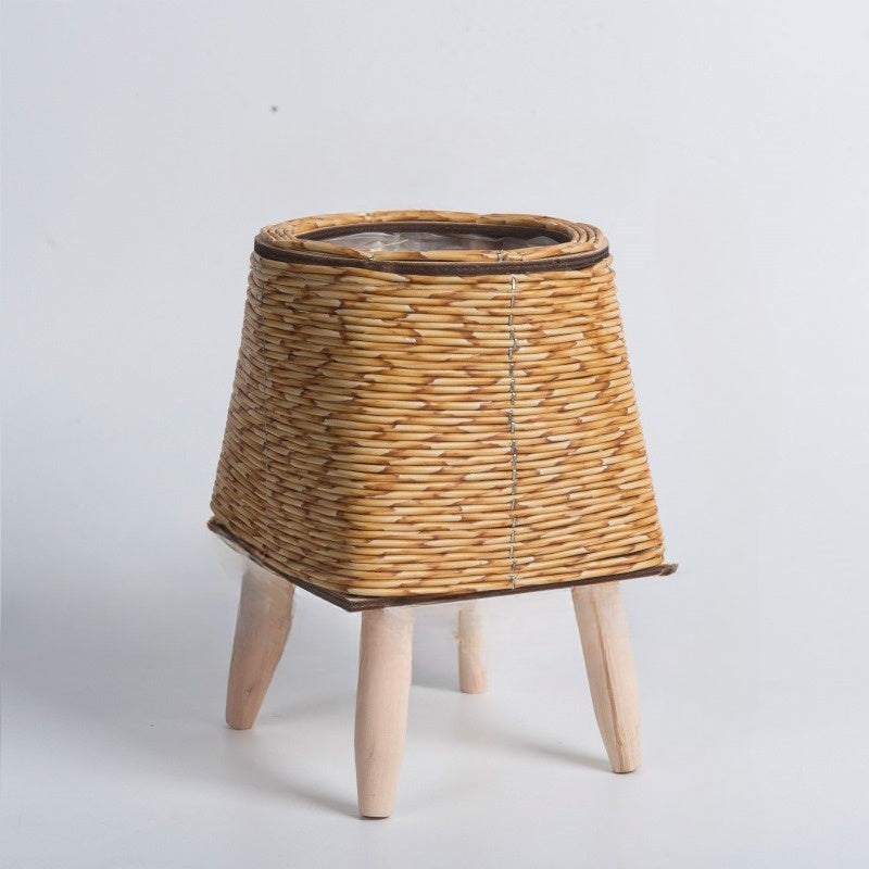 WeaveStand | blomsterkrukke i rattan