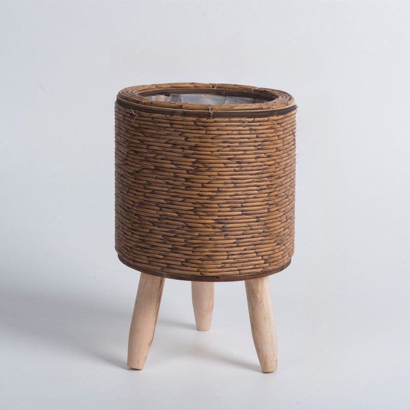 WeaveStand | blomsterkrukke i rattan