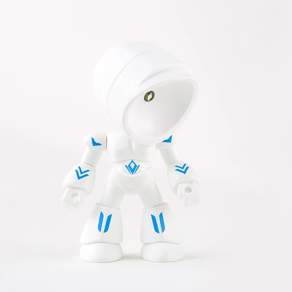 AdorableBot - sød robot-bordlampe