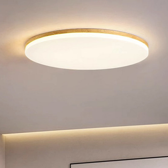 Ren glans | rund akryl led loftslampe
