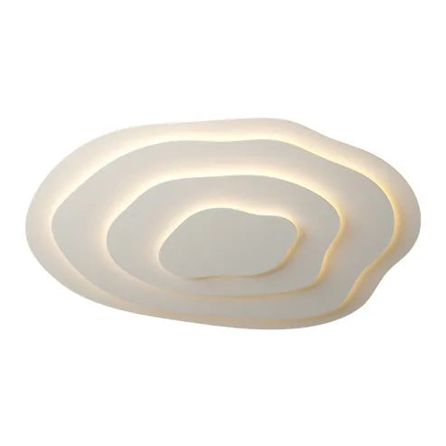 Minimalistisk irregulær rund loftslampe led-lampe i speciel form
