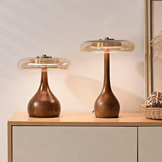 Luxecopper - mushroom skrivebordslampe