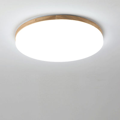 Ren glans | rund akryl led loftslampe