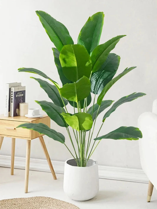 VerdantVibes - frodig faux monstera-plante