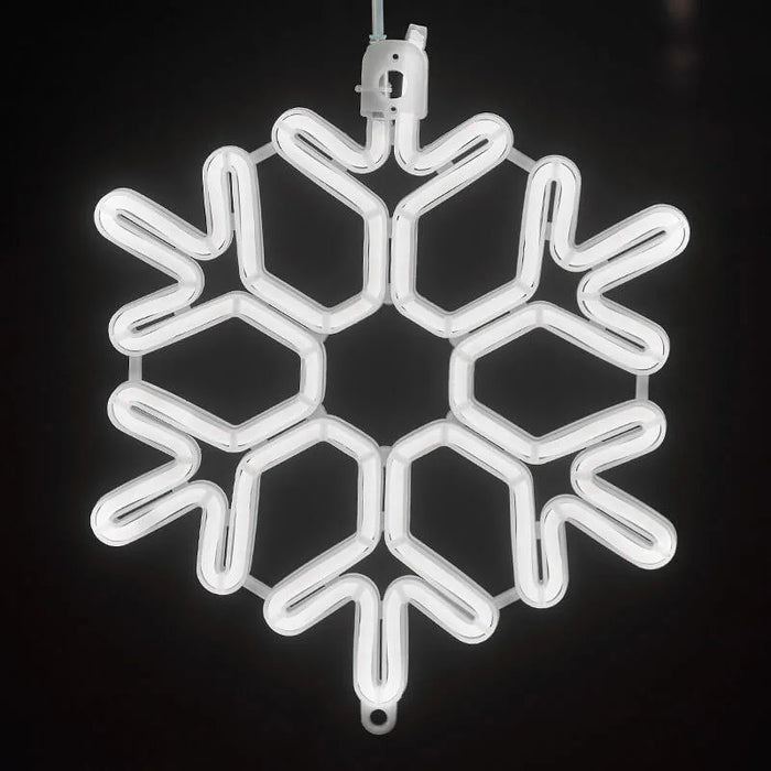 Vandtæt led-lys med snefnug til jul