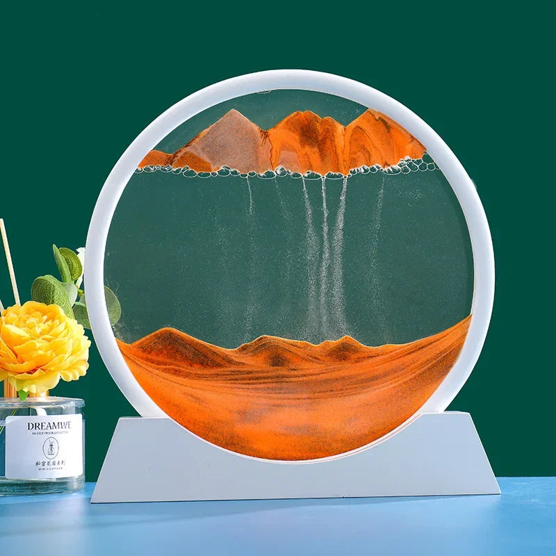 EternalDunes - 3d -bevægende sandlandskabstimeglas