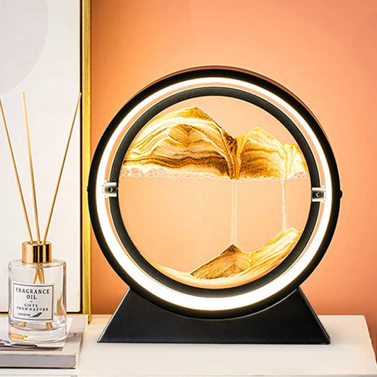 TimeFlow - 3D timeglas bordlampe