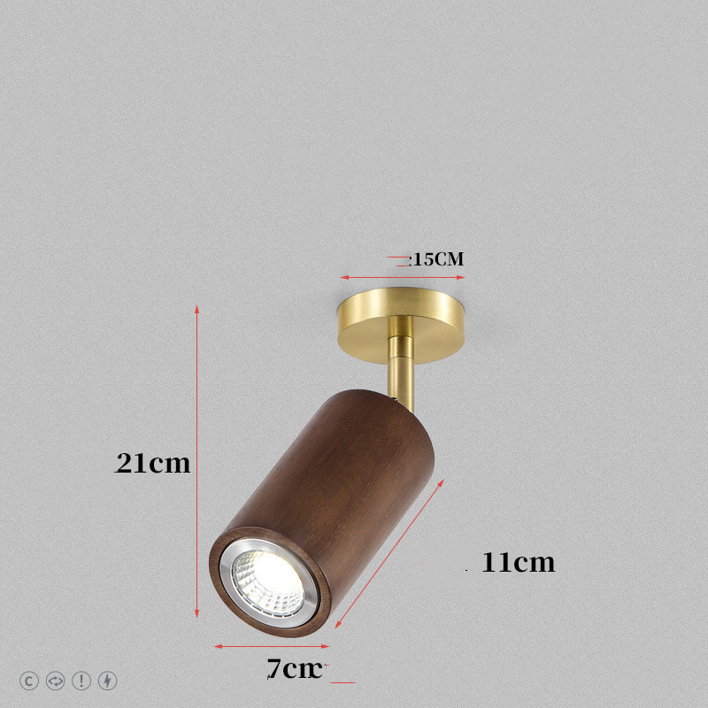 Cylindrabright-spotlights - sort-hvide led-loftslamper til indbygning