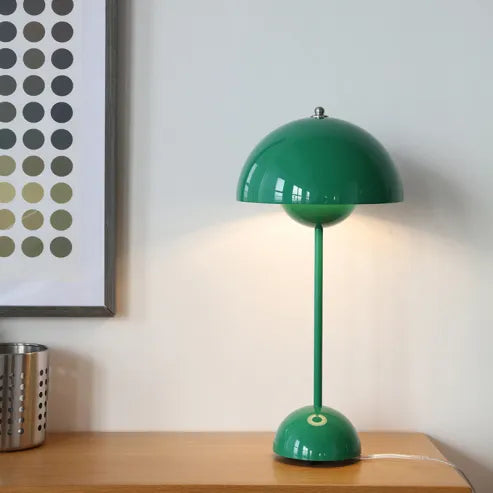 Flowerpot vp9 bordlampe, minimalistisk metal, kreativ sidelampe