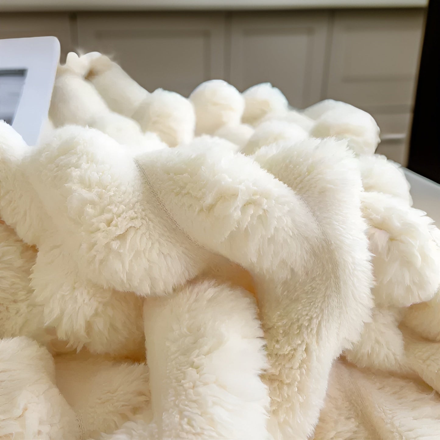 CozyBlanket - luxury plys fleece sofa tæppe - blødt, varmt og hyggeligt tæppe til sofa og stue