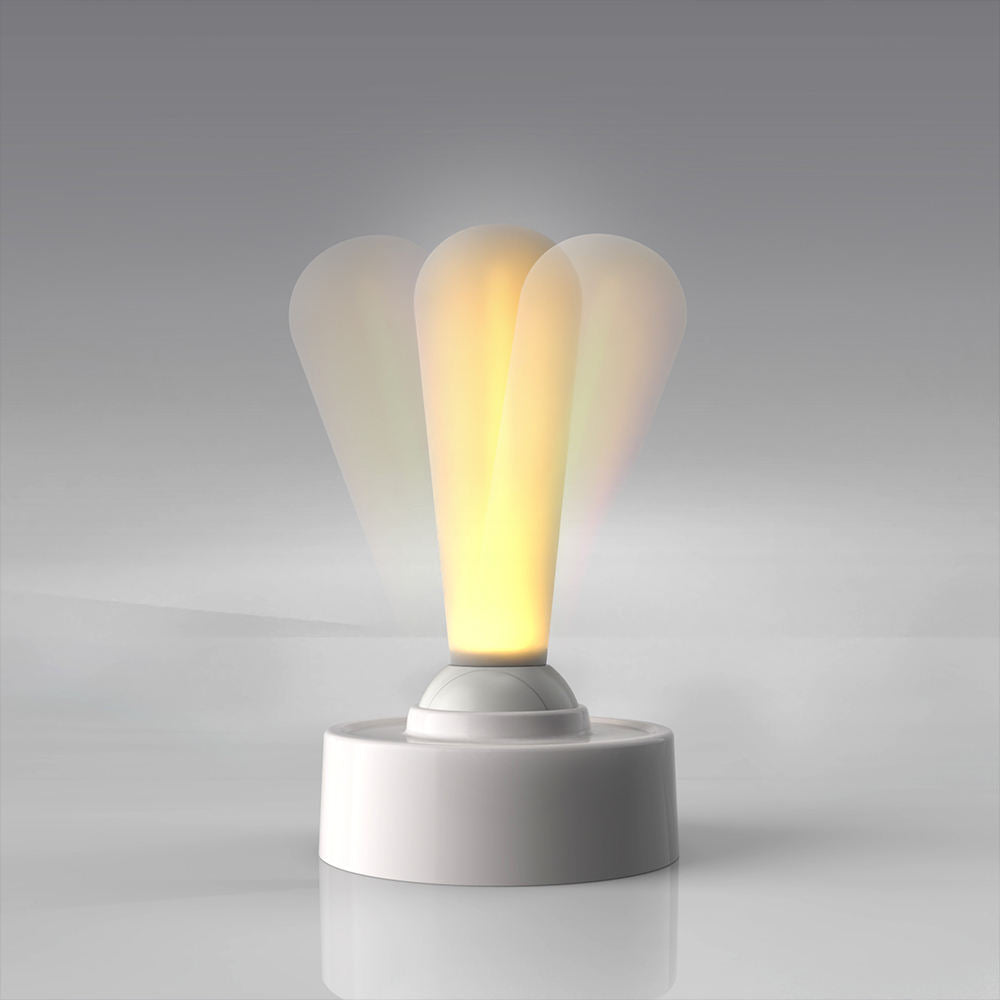 Retro-bordlampe med håndtagskontakt