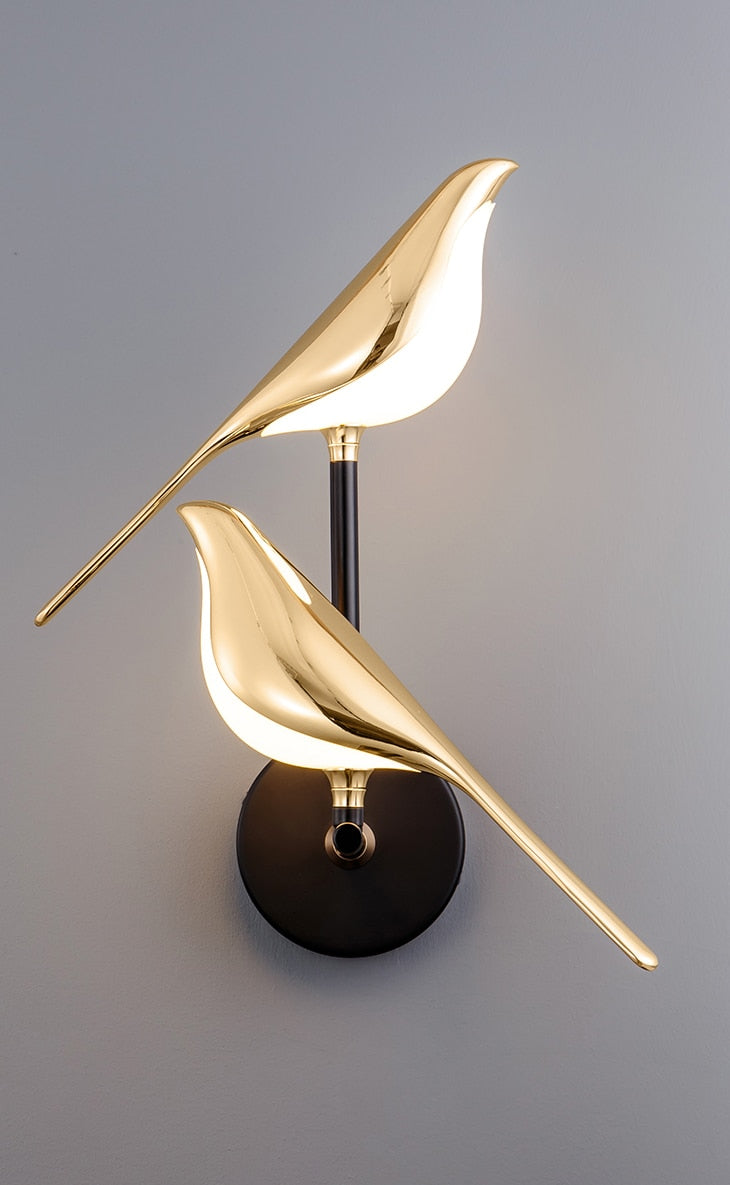 Lumibird - nordisk led-fuglevæglampe