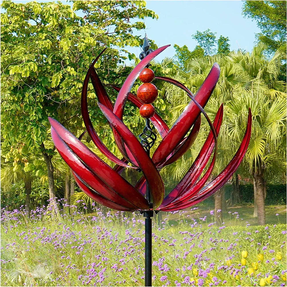 BreezeArt - metalskulptur vindmølle