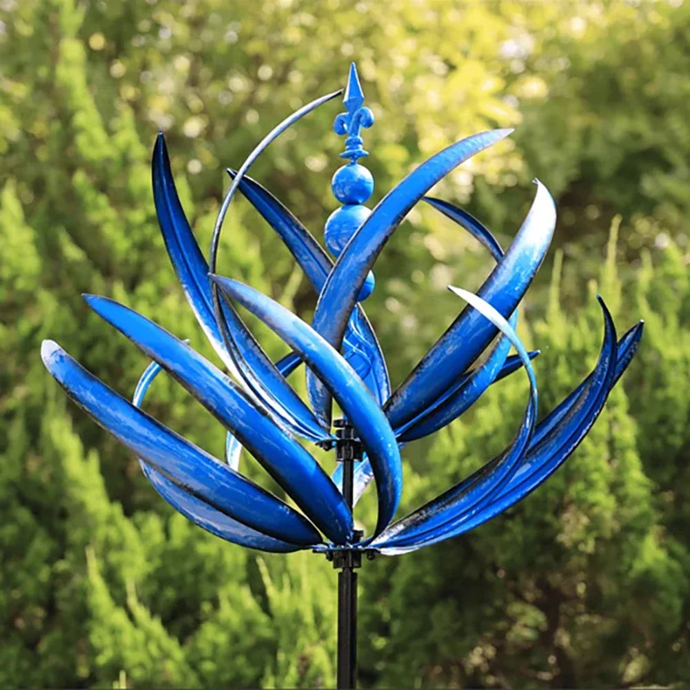 BreezeArt - metalskulptur vindmølle