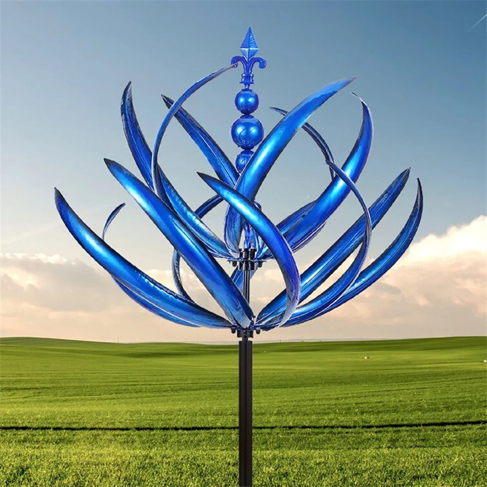 BreezeArt - metalskulptur vindmølle