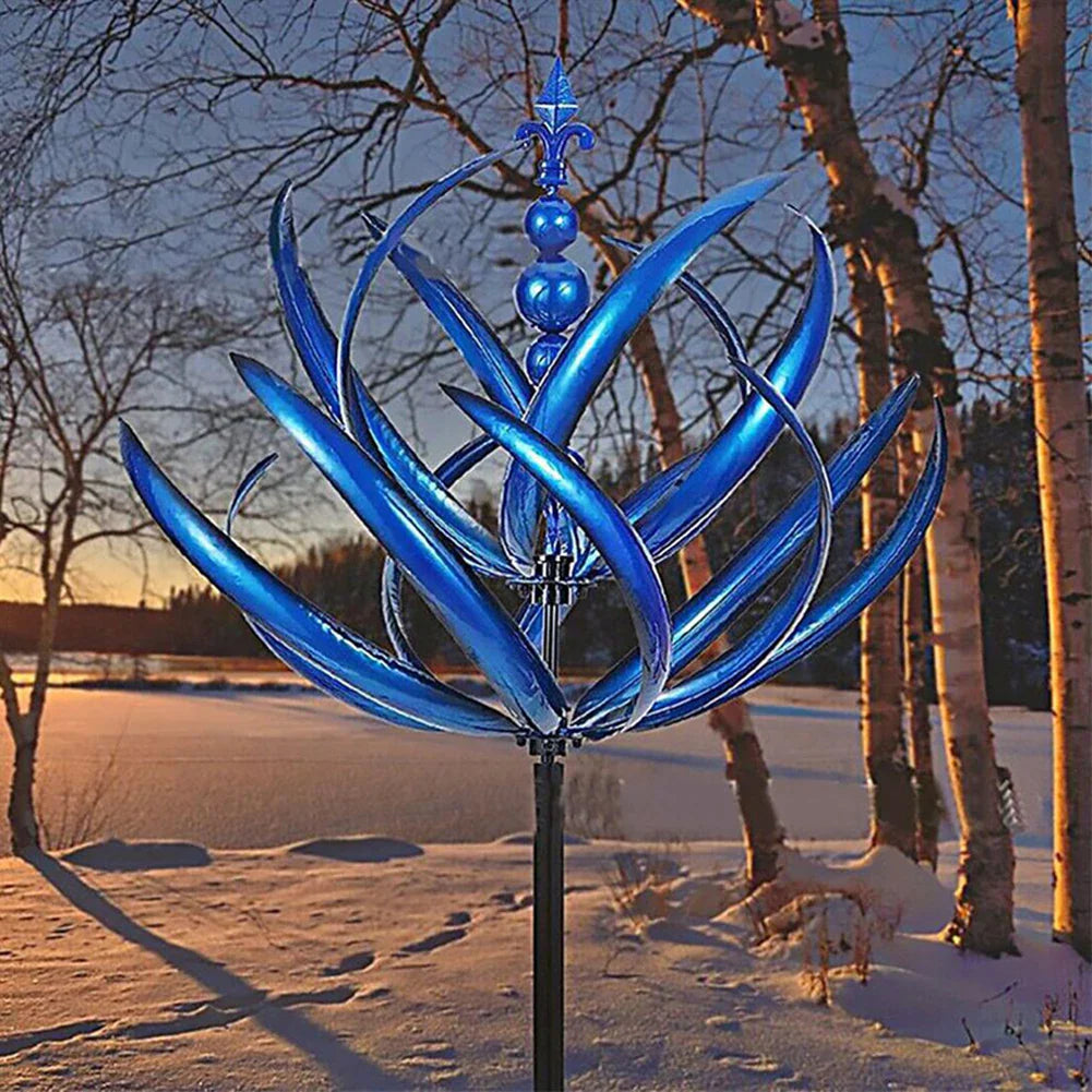 BreezeArt - metalskulptur vindmølle