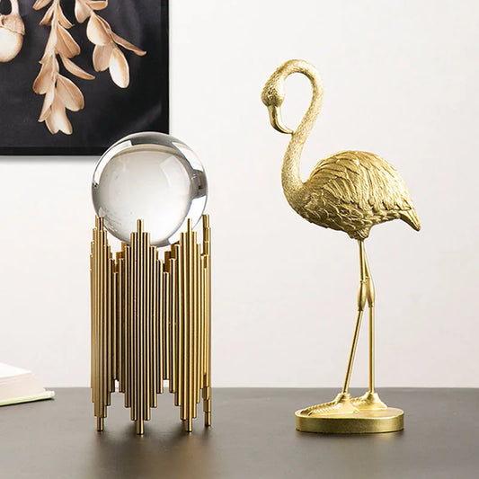 Prestigefyldt flamingo - flamingo luxus dekor