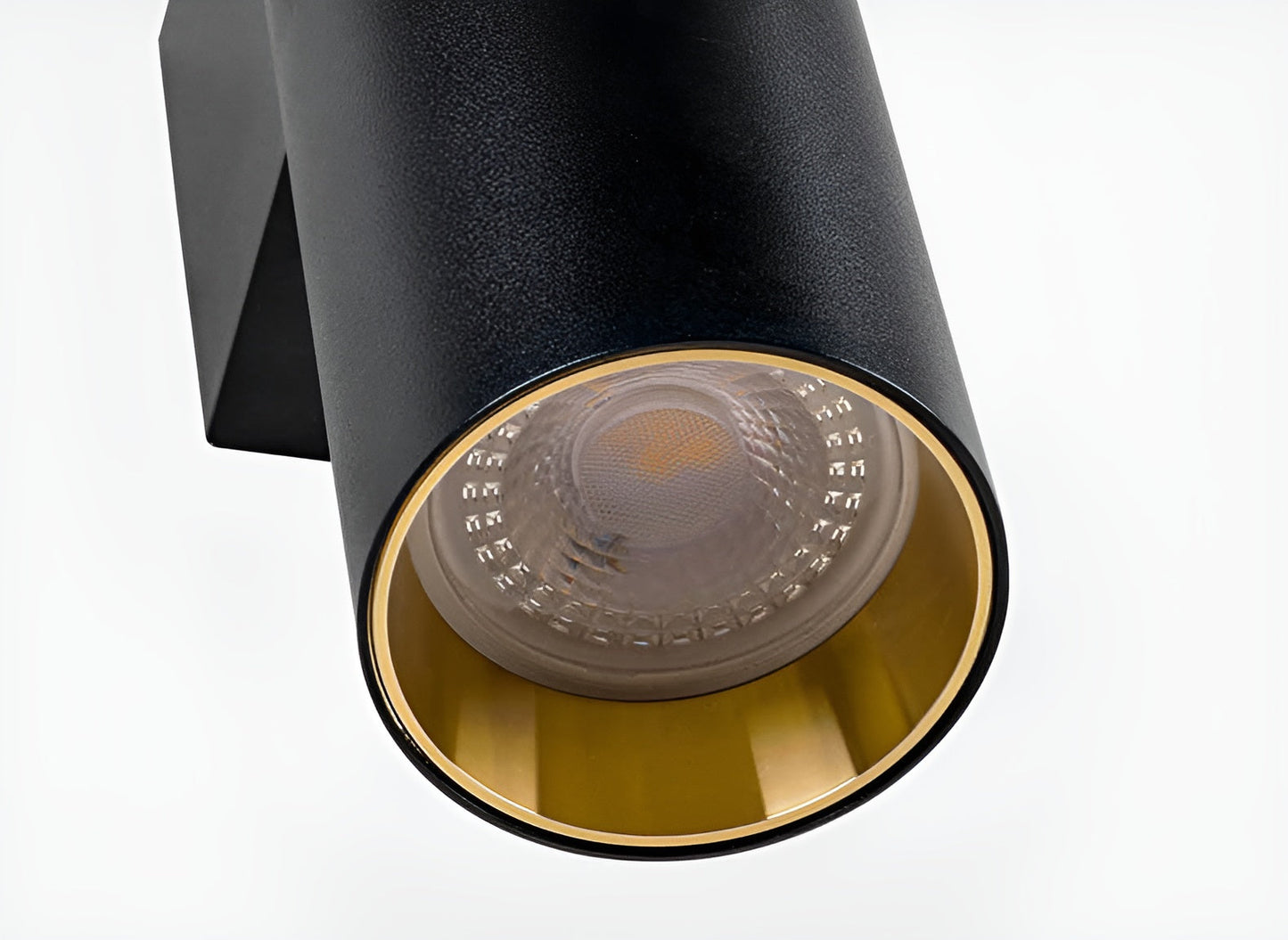 Væglampe med dobbelt hoved - guld væglampe - cylinder væglampe