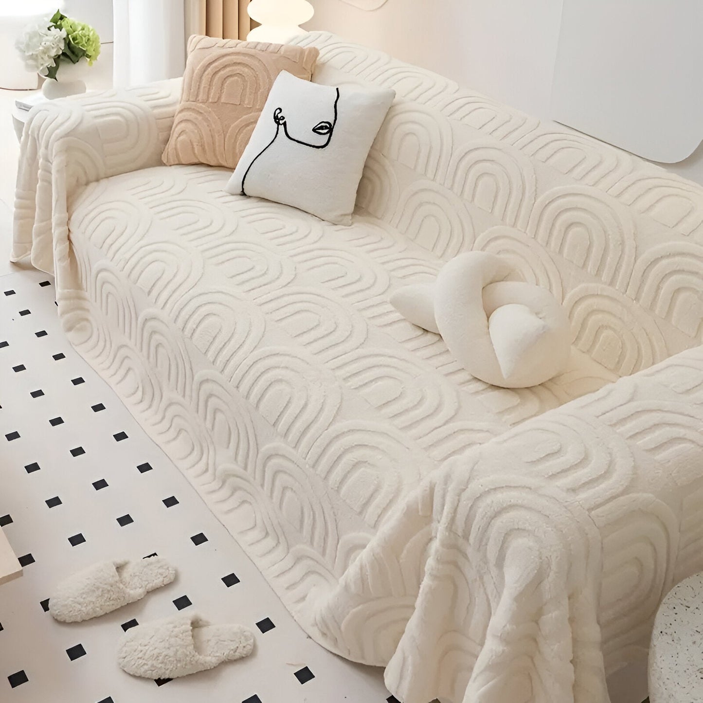 Archplush sofa cover - multifunktionelt jacquard-sofaovertræk til alle typer sofaer