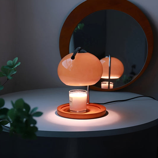 Candlegleam - dæmpbar lysvarmer i metalglas med retro-charme
