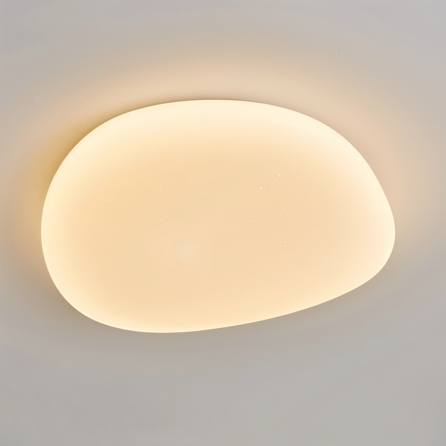Cobble-loftslampe - stilfuld pebble-loftslampe med integreret led