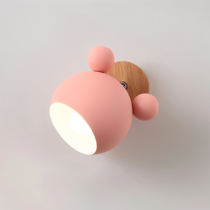 Flashmouse-væglampe - drejelig macaron-væglampe - fortryllende vægbelysning