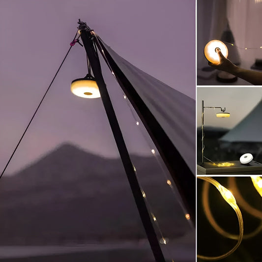FlexiShine - 10 m vaskefast campinglygtesæt