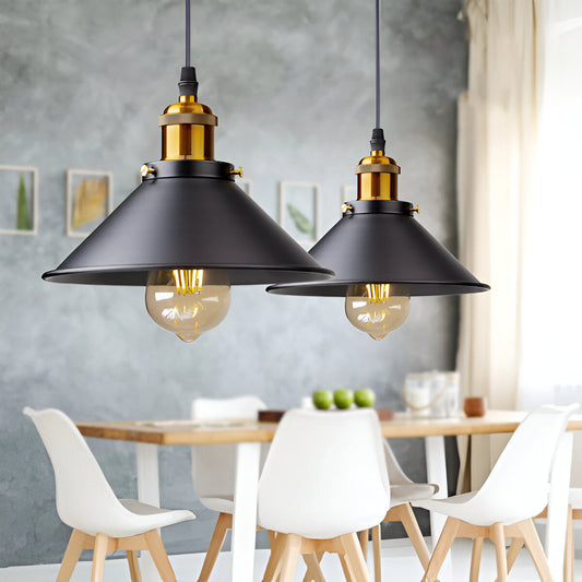 Retrodrop hængelampe - industriel pendellampe - retro led industriel belysning
