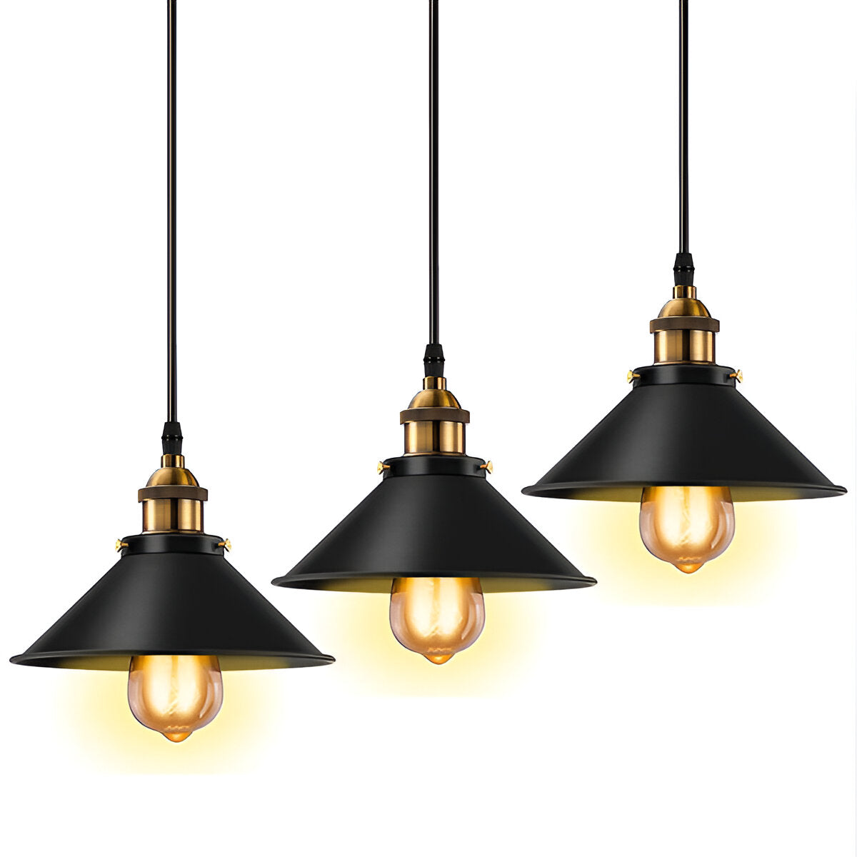 Retrodrop hængelampe - industriel pendellampe - retro led industriel belysning