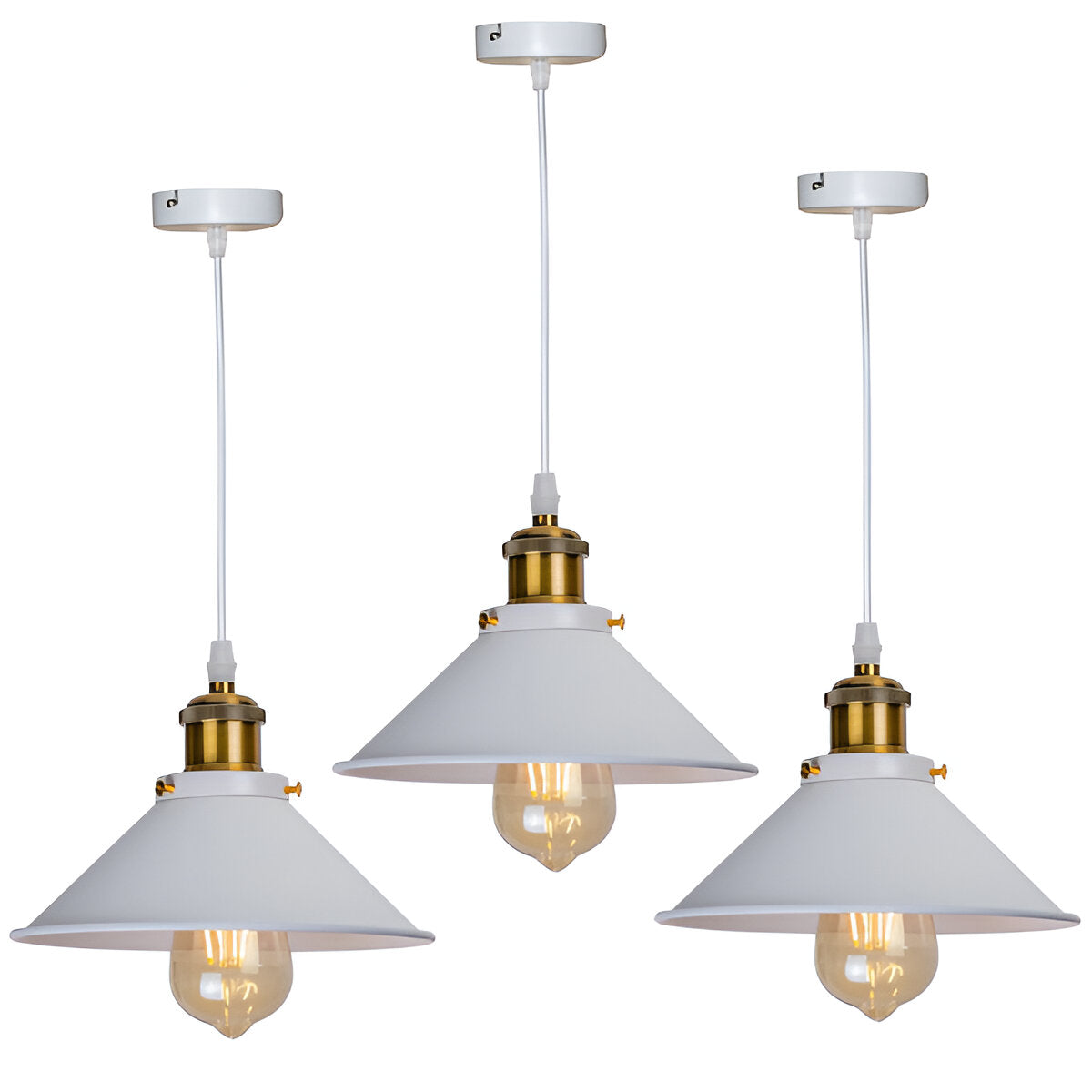 Retrodrop hængelampe - industriel pendellampe - retro led industriel belysning