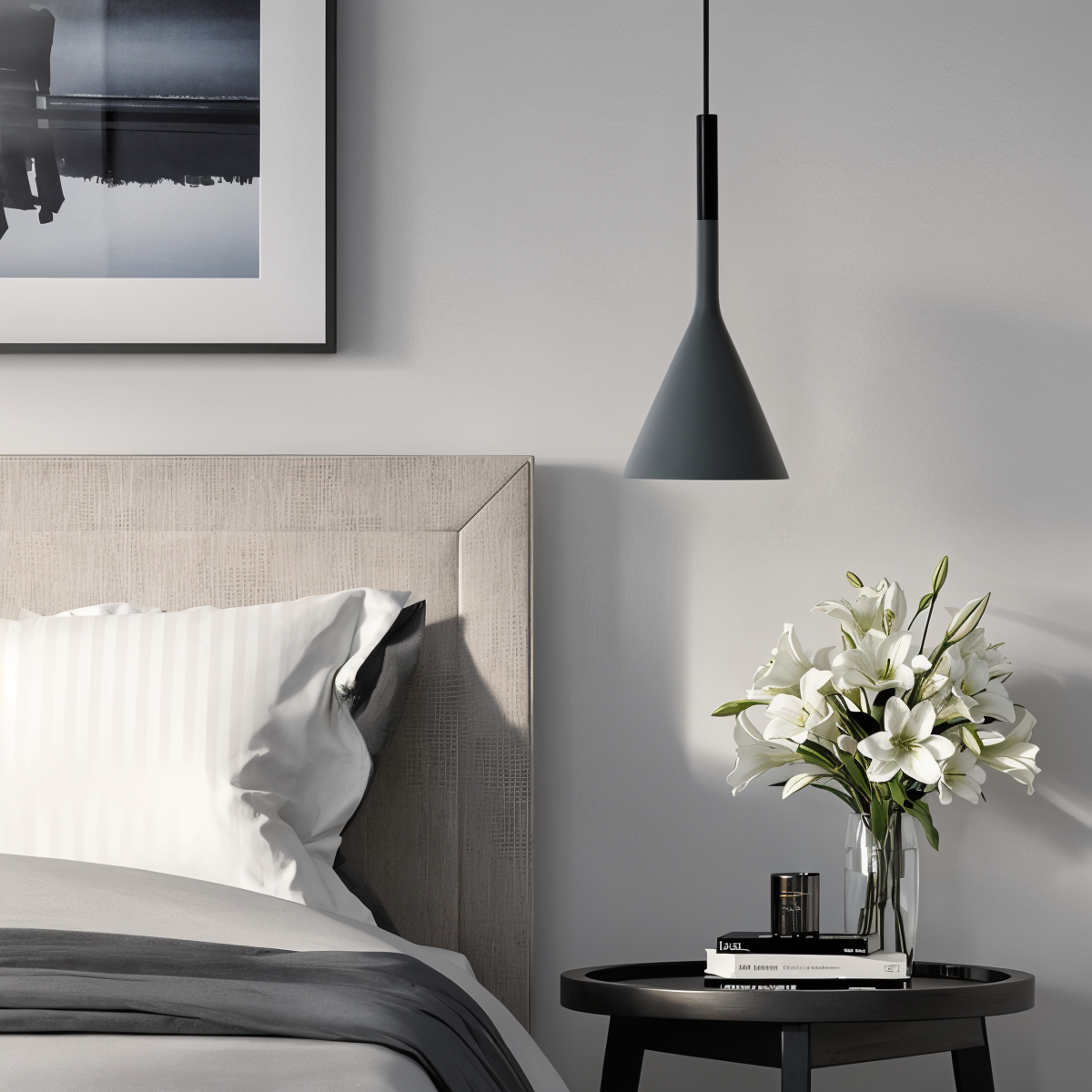 Moderne koniske pendler - nordisk loftslampe