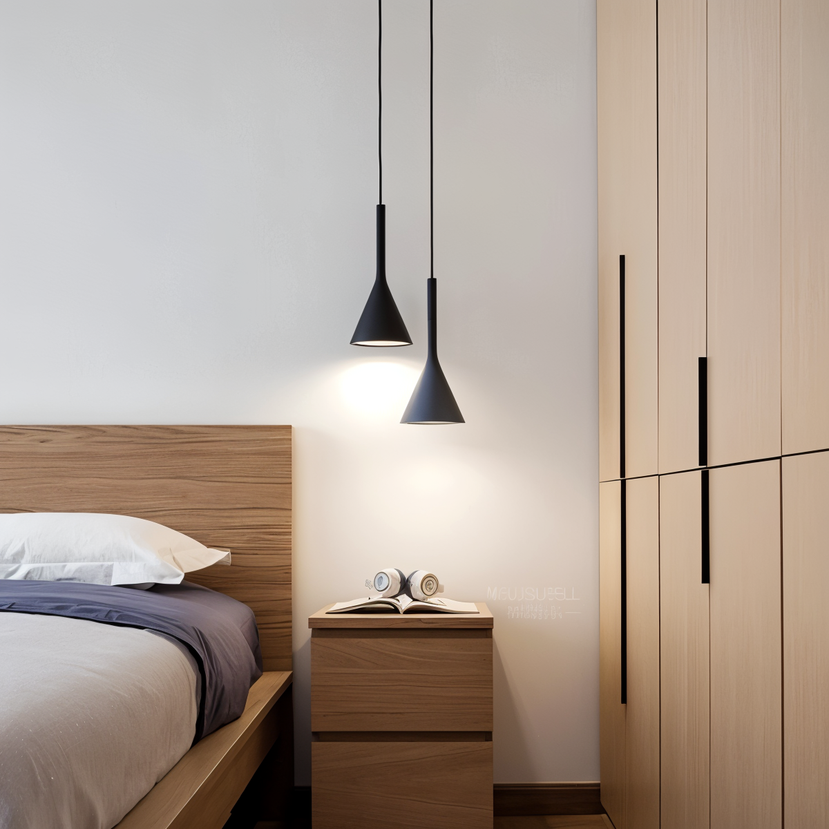 Moderne koniske pendler - nordisk loftslampe