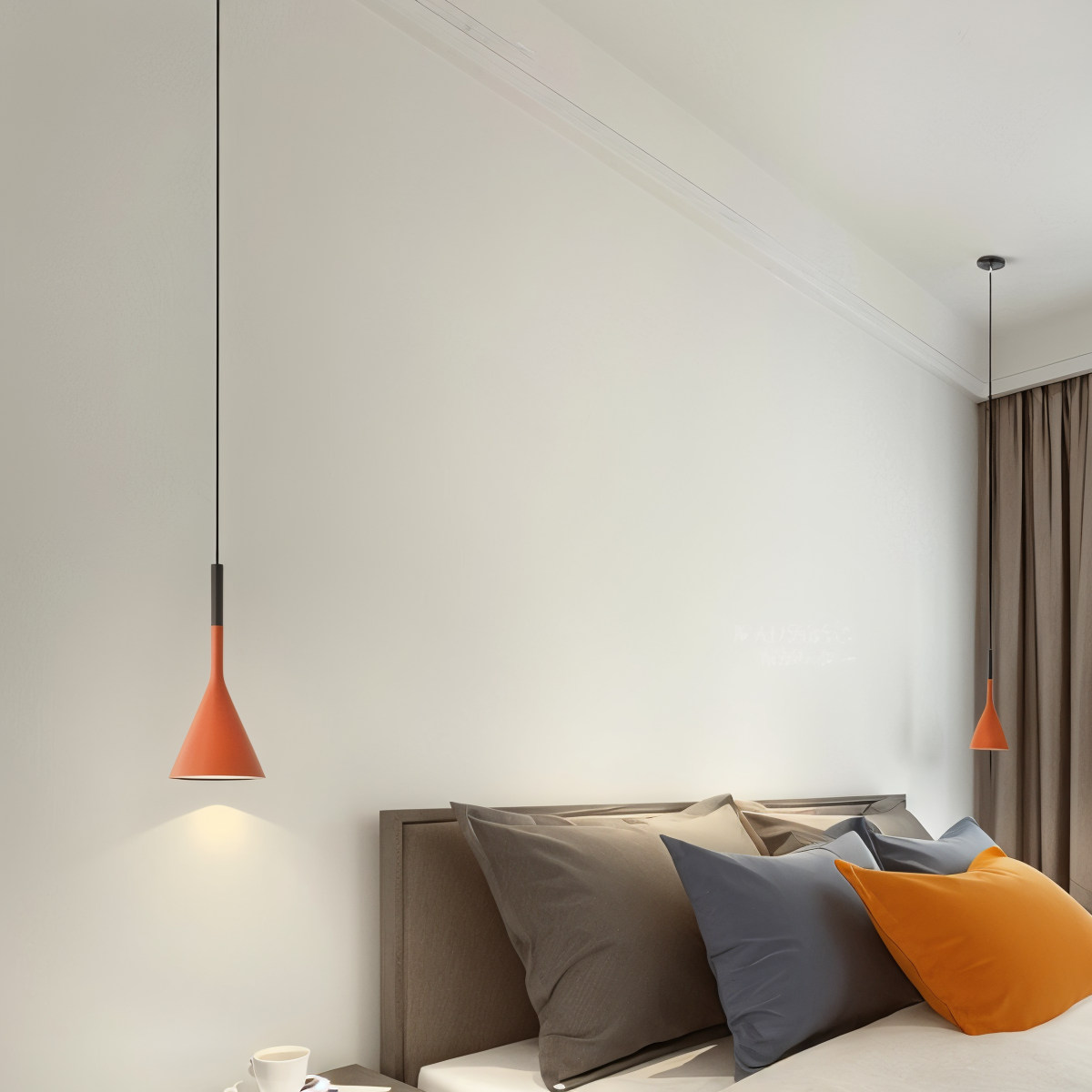 Moderne koniske pendler - nordisk loftslampe