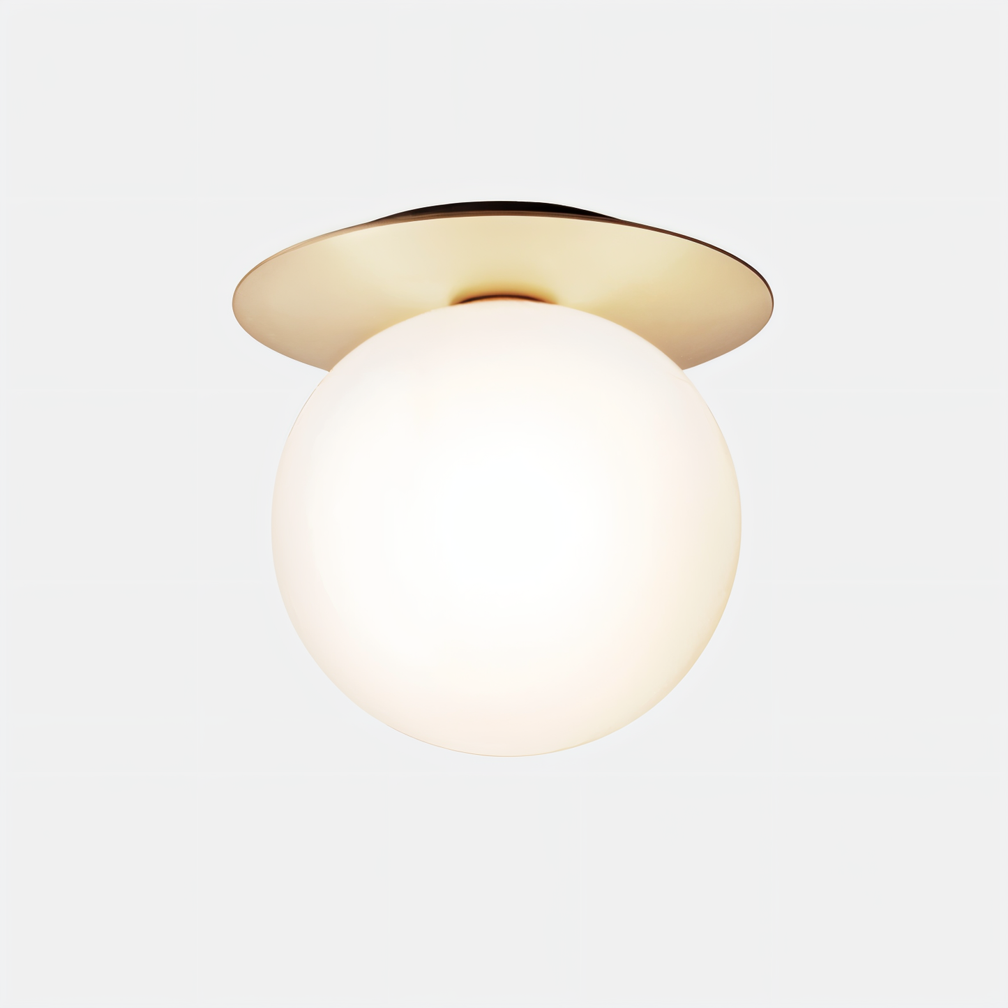 Globeglist loftslampe - stilfuld frostet & klar krystalkugle led-loftslampe