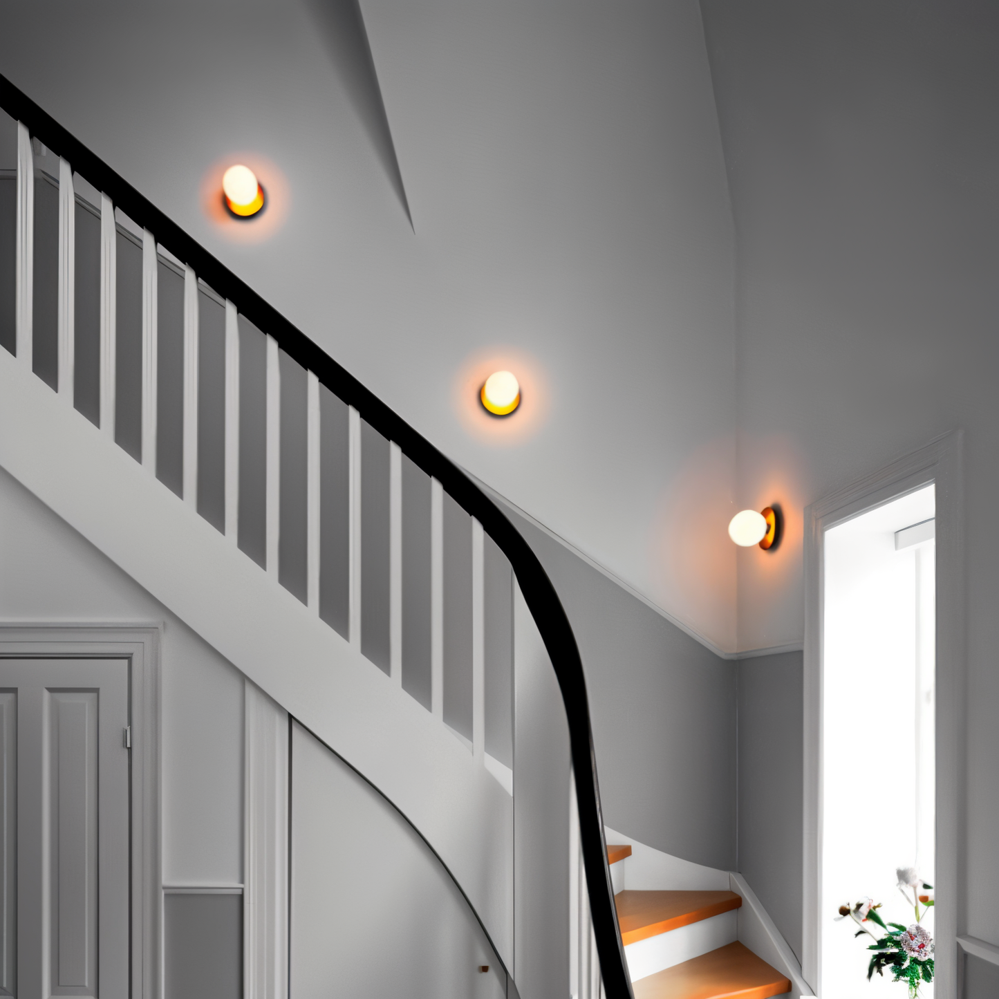 Globeglist loftslampe - stilfuld frostet & klar krystalkugle led-loftslampe