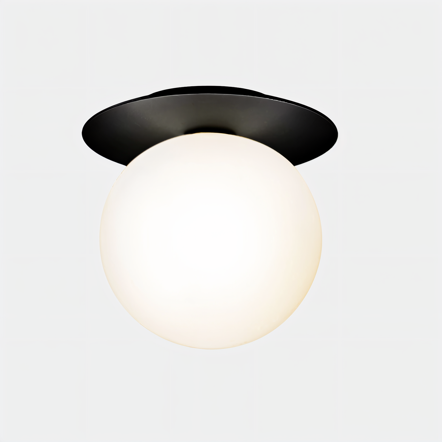 Globeglist loftslampe - stilfuld frostet & klar krystalkugle led-loftslampe