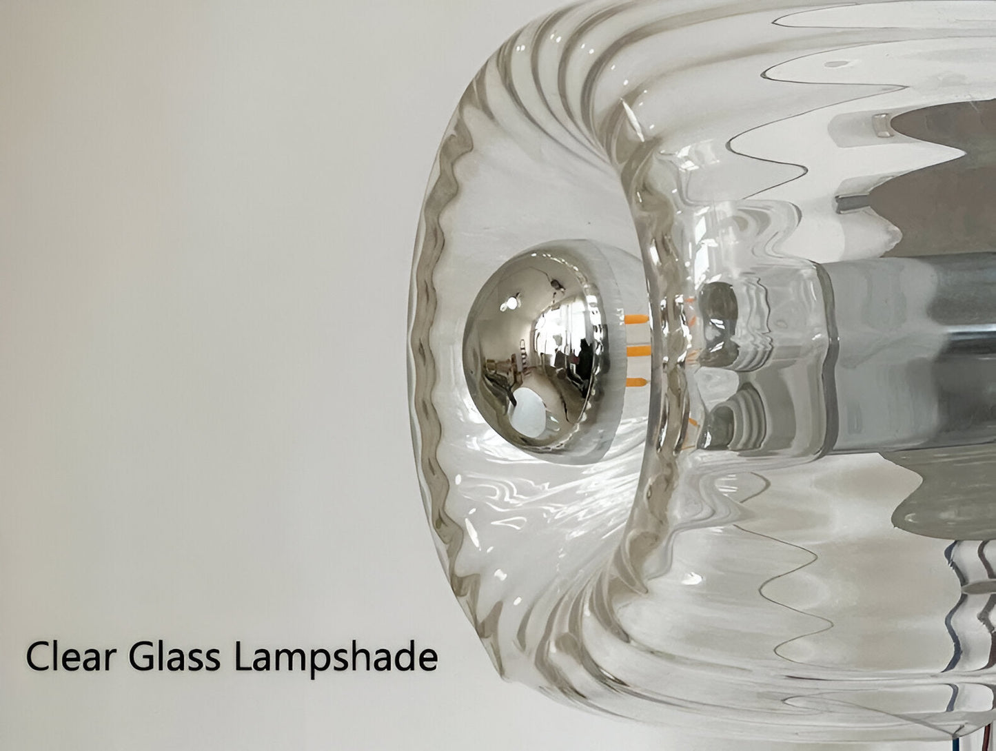 Knobray væglampe - væglampe i riflet glas - bauhaus væglampe