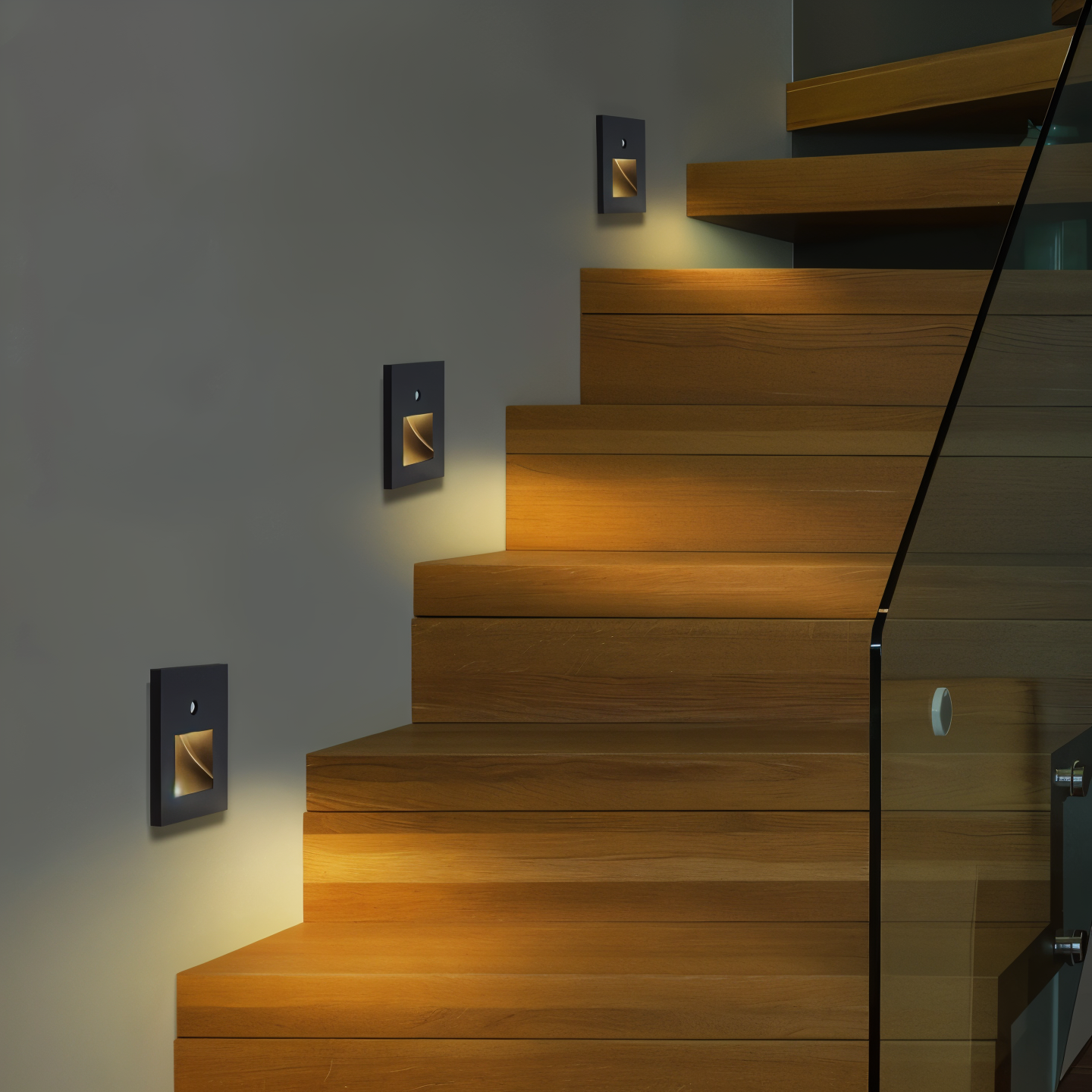 LumiStep væglampe - indbygget trappelys med bevægelsessensor