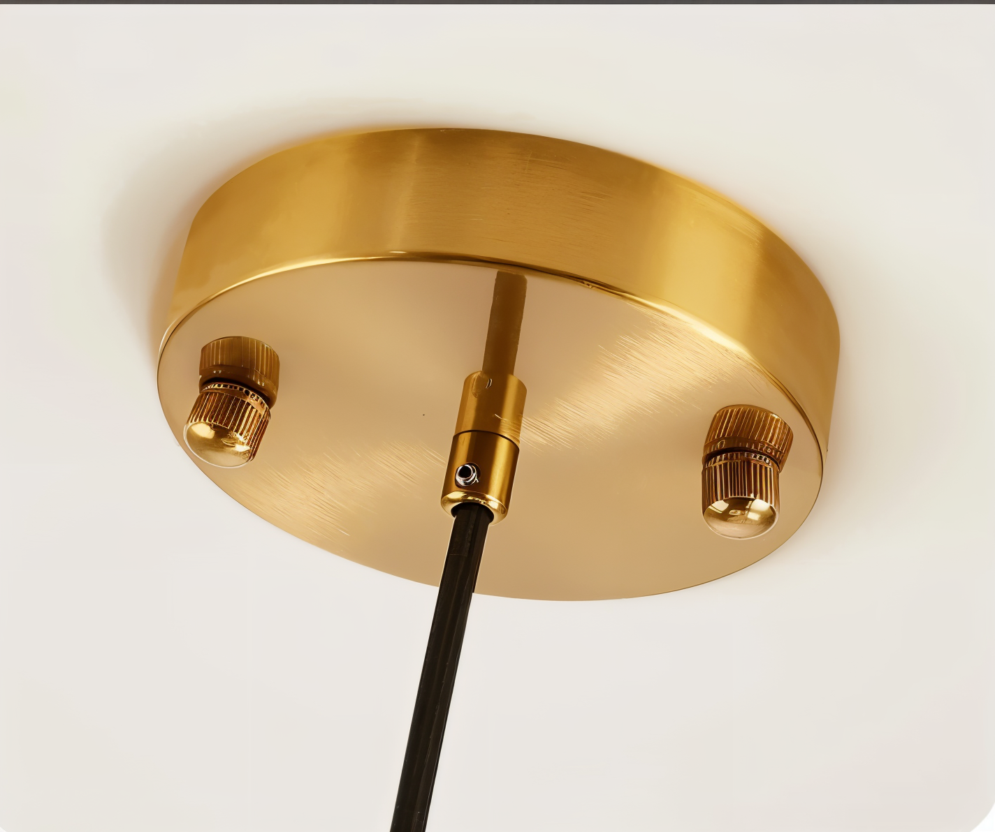 Lustrejell - moderne pendel i cremefarvet glas - gennemsigtig jelly led-hængelampe
