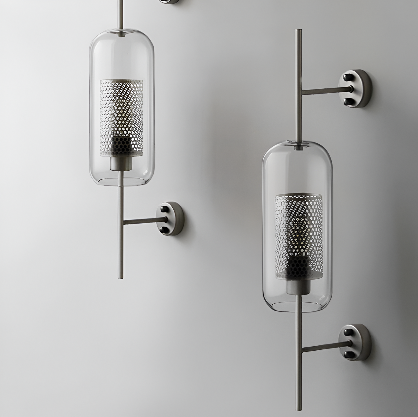 Orbee væglampe - stilfuld glas væglampe - honeycomb væglampe design - vintage væglamper led