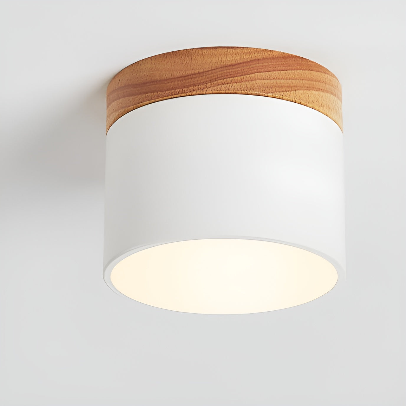 Pastelglow cylinderlampe - vintage loftslampe til indbygning