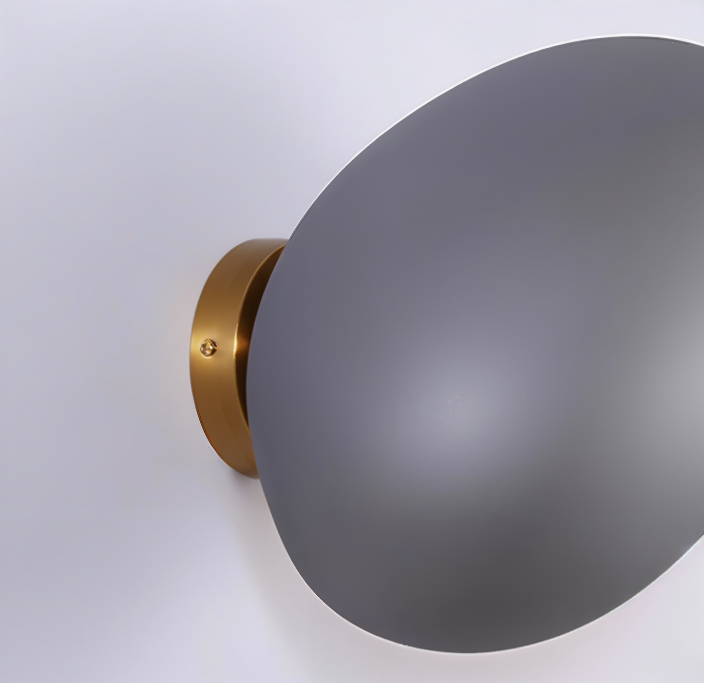 Pebblehue væglampe  - lysende led-væglampe lavet af glas i nordisk stil