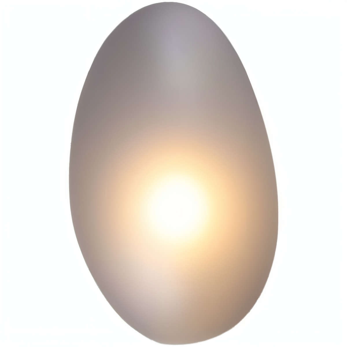 Pebblehue væglampe  - lysende led-væglampe lavet af glas i nordisk stil
