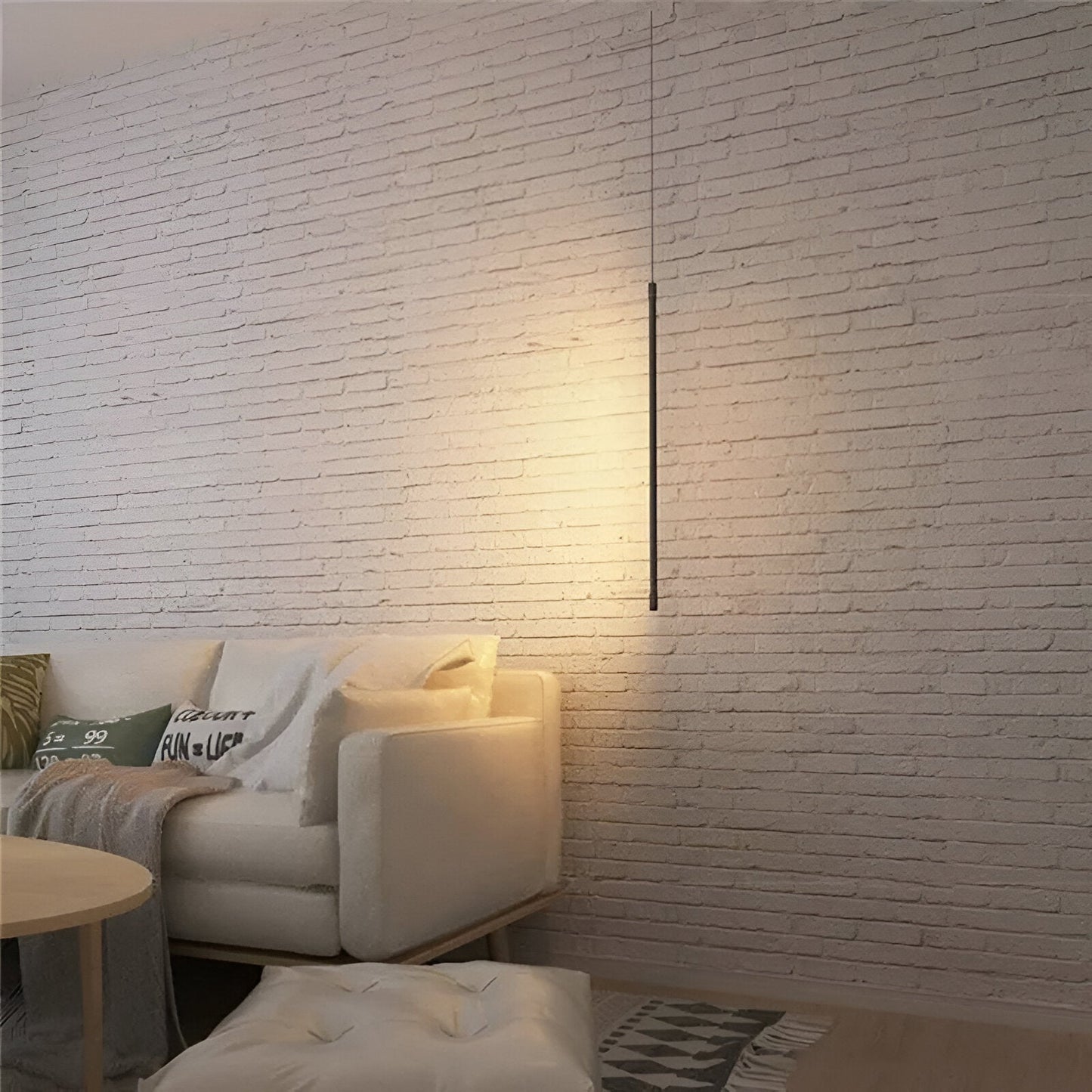 Simplystrip-pendel - elegant sort lineær led-pendel