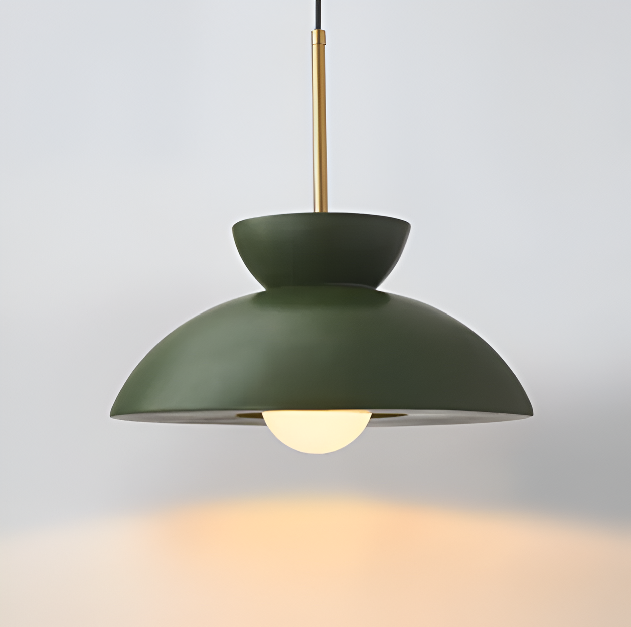 Wabi sabi - geometrisk led-pendel lavet af harpiks - wabi sabi minimalistisk hængelampe