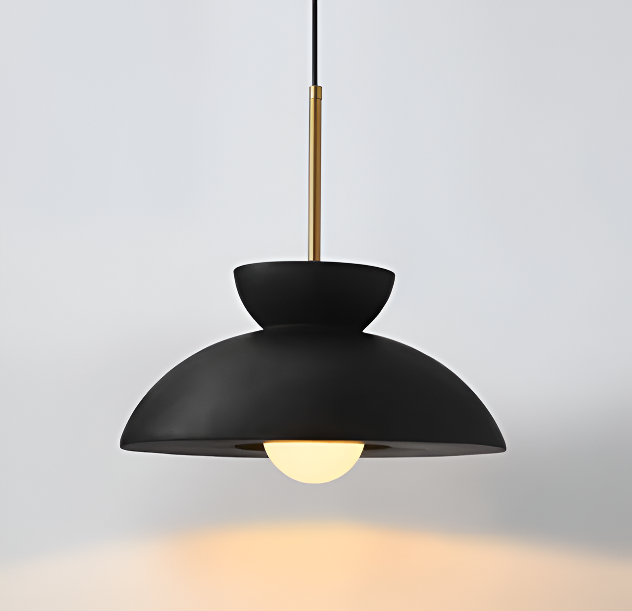 Wabi sabi - geometrisk led-pendel lavet af harpiks - wabi sabi minimalistisk hængelampe