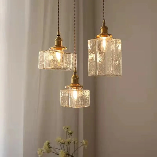 Harmonyhue - pendellampe i vintage-glas